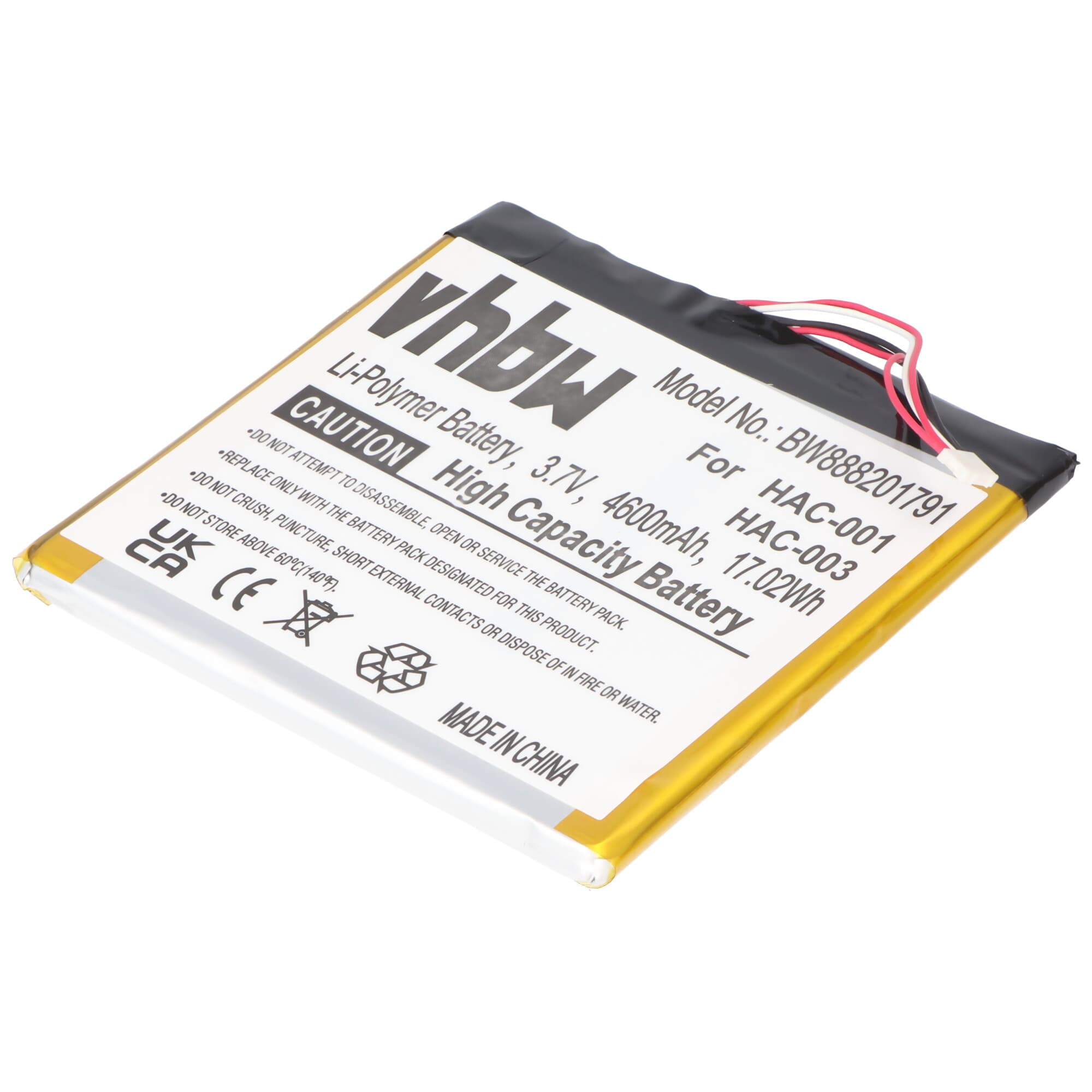 Batterie pour Nintendo Switch HAC-001 et autres tels que HAC-003 et autres 4600mAh